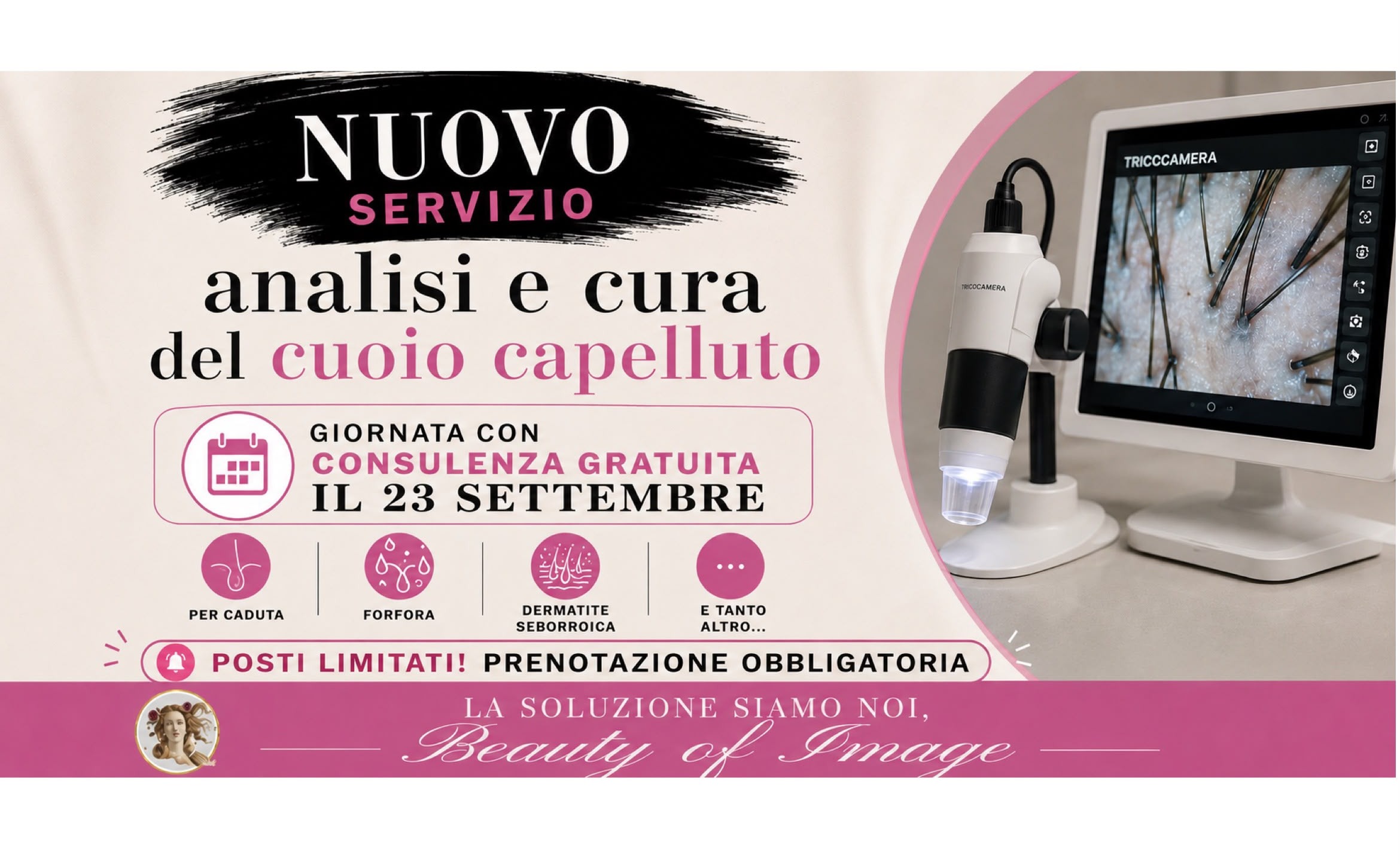 Nuovo Servizio: Analisi e Cura del Cuoio Capelluto
